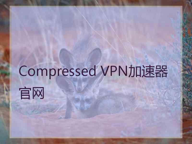 Compressed VPN加速器官网